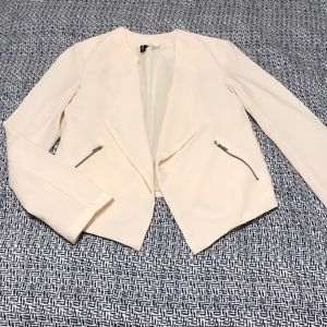 Cream-colored light blazer - H&M Divided - sz 4 US